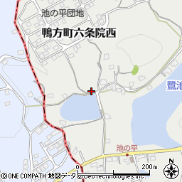 岡山県浅口市鴨方町六条院西1518-1周辺の地図