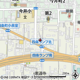 奈良県橿原市四条町804周辺の地図