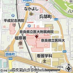 ドトールコーヒーショップ奈良県立医科大学附属病院サテライト店周辺の地図
