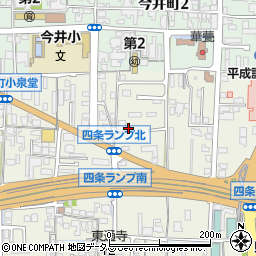 奈良県橿原市四条町806周辺の地図