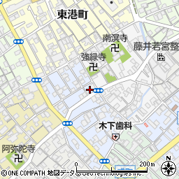 在日本大韓民国民団大阪府泉大津支部周辺の地図
