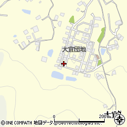 岡山県笠岡市大宜694-10周辺の地図