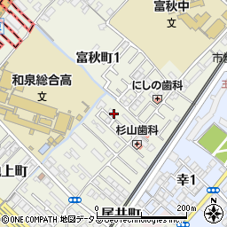 富秋2号公園周辺の地図