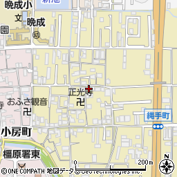 奈良県橿原市縄手町127周辺の地図