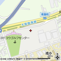 大阪府泉大津市青葉町周辺の地図