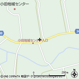 広島県東広島市河内町小田2557-1周辺の地図