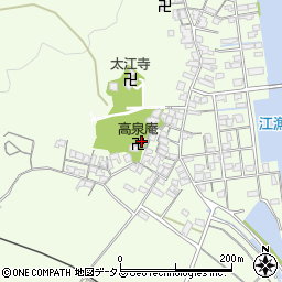高泉庵周辺の地図