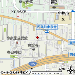 奈良県橿原市四条町788周辺の地図