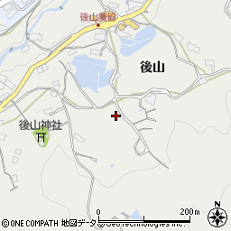 広島県広島市安佐北区安佐町後山1308周辺の地図