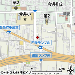奈良県橿原市四条町802周辺の地図