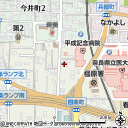 レストラン大使館周辺の地図