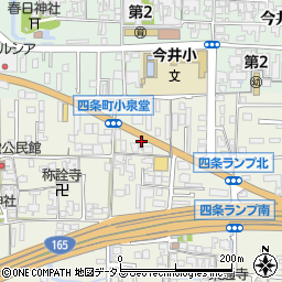奈良県橿原市四条町792周辺の地図