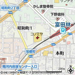 明光義塾富田林教室周辺の地図