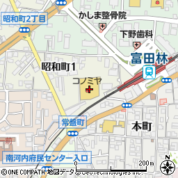 明光義塾富田林教室周辺の地図