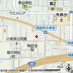 奈良県橿原市四条町782周辺の地図