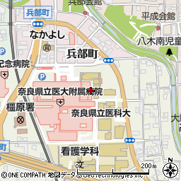 ドトールコーヒーショップ 奈良県立医科大学附属病院店周辺の地図
