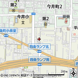 奈良県橿原市四条町805周辺の地図