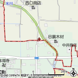 奈良県桜井市吉備107周辺の地図