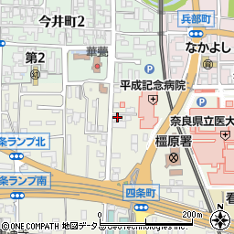カラオケ大使館周辺の地図