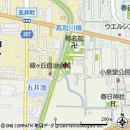 奈良県橿原市四条町752周辺の地図