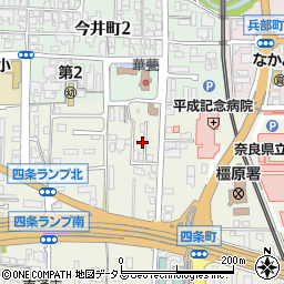 奈良県橿原市四条町816周辺の地図