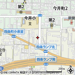 奈良県橿原市四条町800周辺の地図