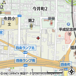 奈良県橿原市四条町809周辺の地図