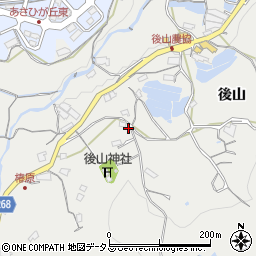 広島県広島市安佐北区安佐町後山2493周辺の地図