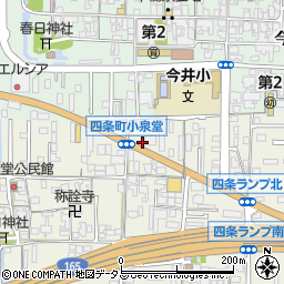 奈良県橿原市四条町791周辺の地図