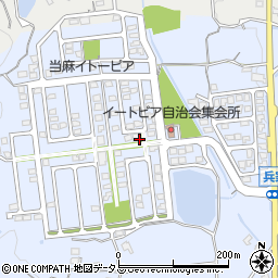 奈良県葛城市兵家周辺の地図