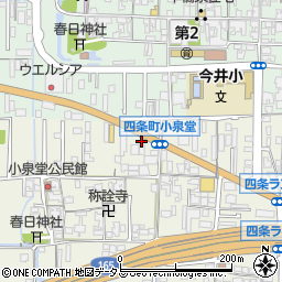 奈良県橿原市四条町783周辺の地図