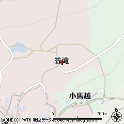 香川県小豆郡土庄町笠滝周辺の地図