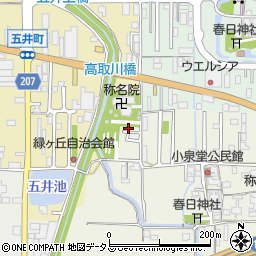 奈良県橿原市四条町755周辺の地図