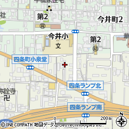 奈良県橿原市四条町798周辺の地図
