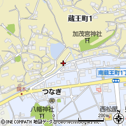 広島県福山市蔵王町1丁目10周辺の地図