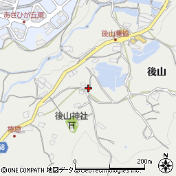 広島県広島市安佐北区安佐町後山1242周辺の地図