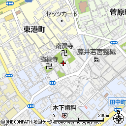 大阪府泉大津市神明町周辺の地図
