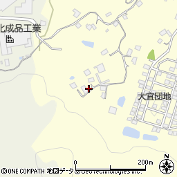 岡山県笠岡市大宜1050周辺の地図