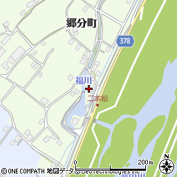 広島県福山市郷分町750周辺の地図