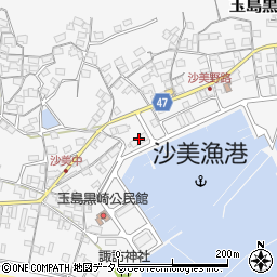 黒崎漁協周辺の地図