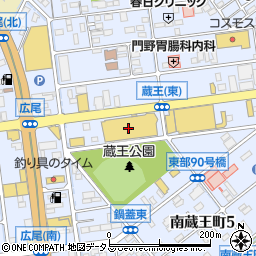 メガネのタナカゆめタウン蔵王店コンタクト販売部周辺の地図