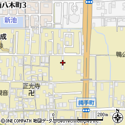 奈良県橿原市縄手町72周辺の地図