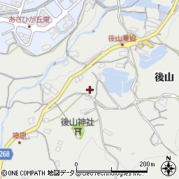 広島県広島市安佐北区安佐町後山1238周辺の地図