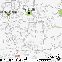 三重県伊勢市御薗町高向周辺の地図