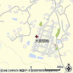 岡山県笠岡市大宜857-39周辺の地図