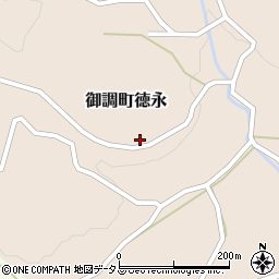 広島県尾道市御調町徳永周辺の地図