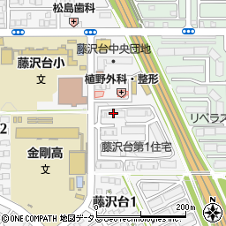 藤沢台第１住宅３０１棟周辺の地図