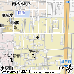 奈良県橿原市縄手町77周辺の地図