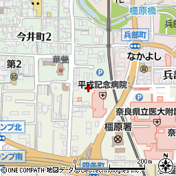 奈良県橿原市四条町824周辺の地図