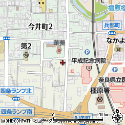 奈良県橿原市四条町818周辺の地図